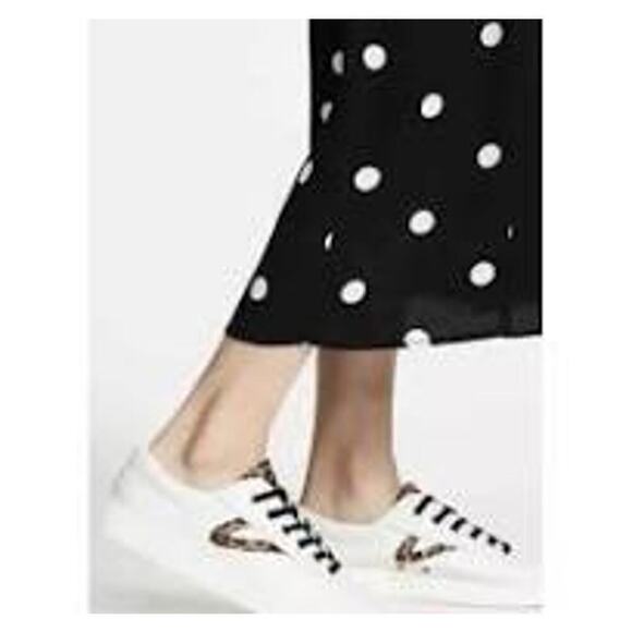 NWT‎ Tretorn Nylite Plus Leather Sneakers in White Leopard Size 10 1/2 - Picture 1 of 9